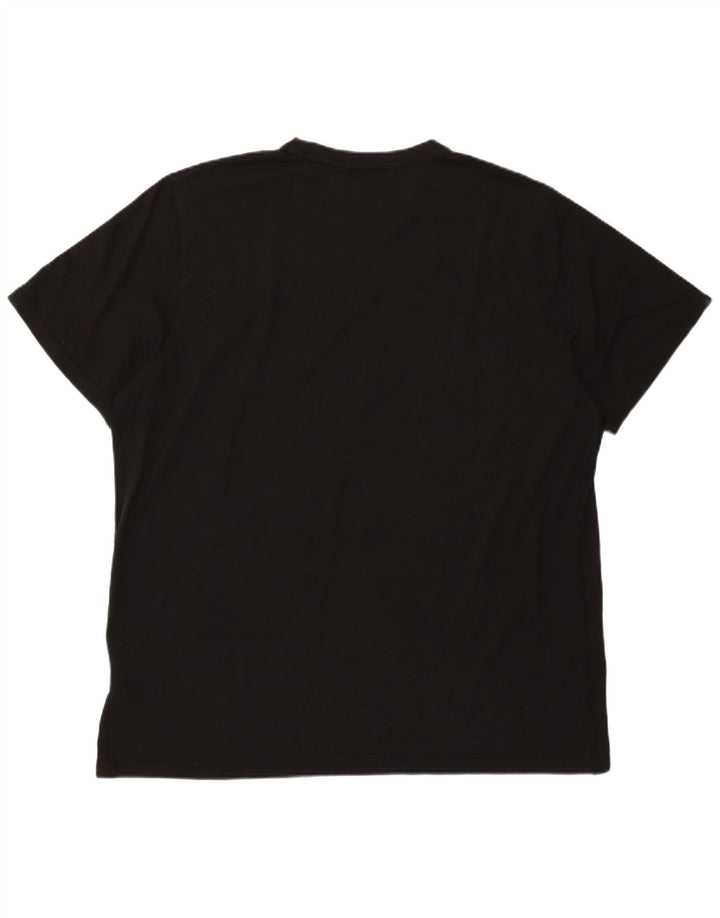 Мужская футболка с рисунком Puma Top XL, черный полиэстер