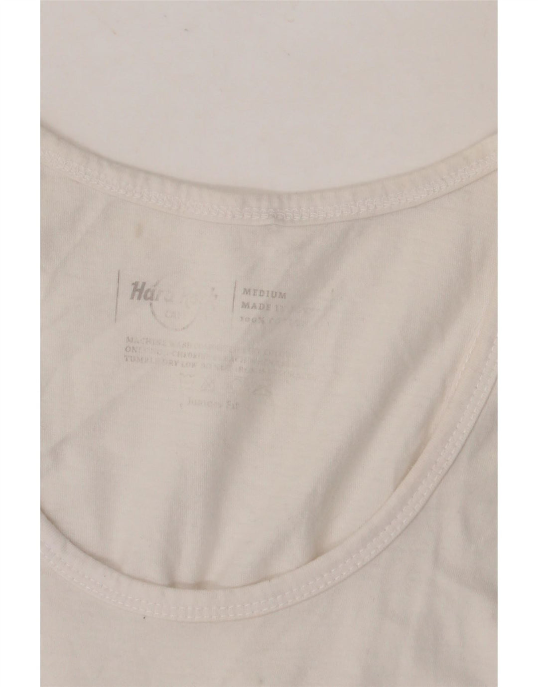 HARD ROCK CAFE Женский жилет с рисунком Istanbul Top UK 12, средний белый хлопок