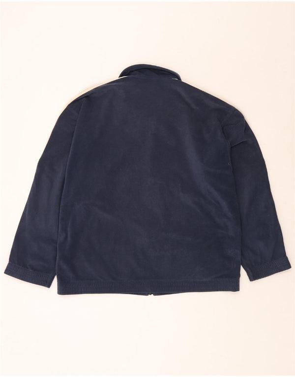 Мужской спортивный костюм DIADORA с графическим рисунком, верхняя куртка UK 44 XL, темно-синий с цветными блоками