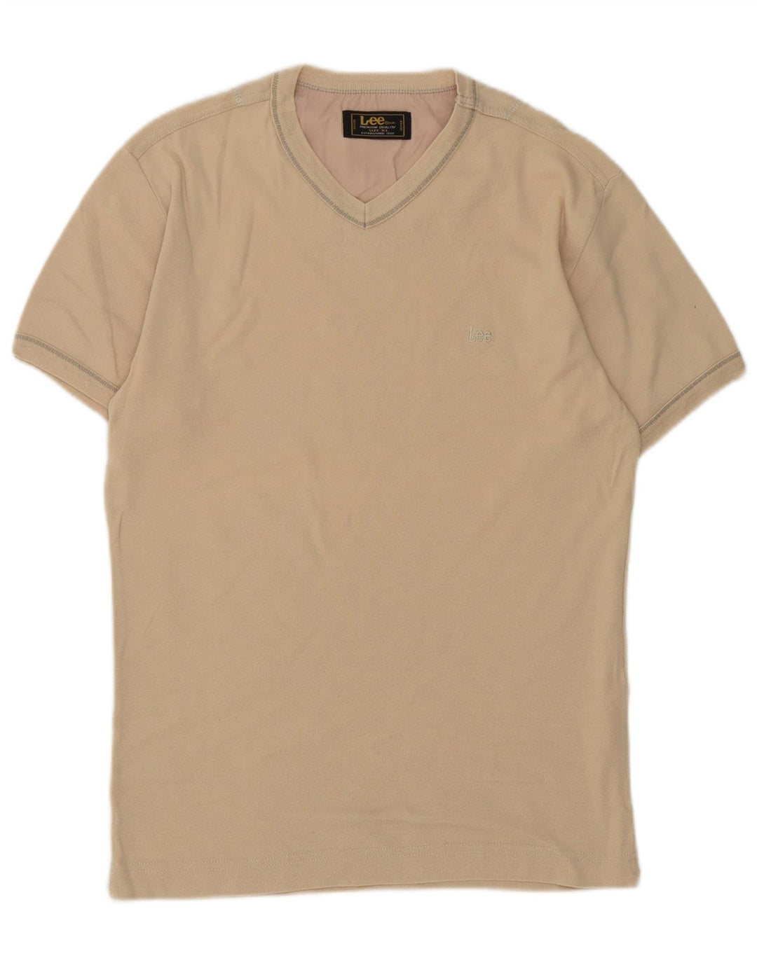 Lee Мужская футболка Top XL Бежевая