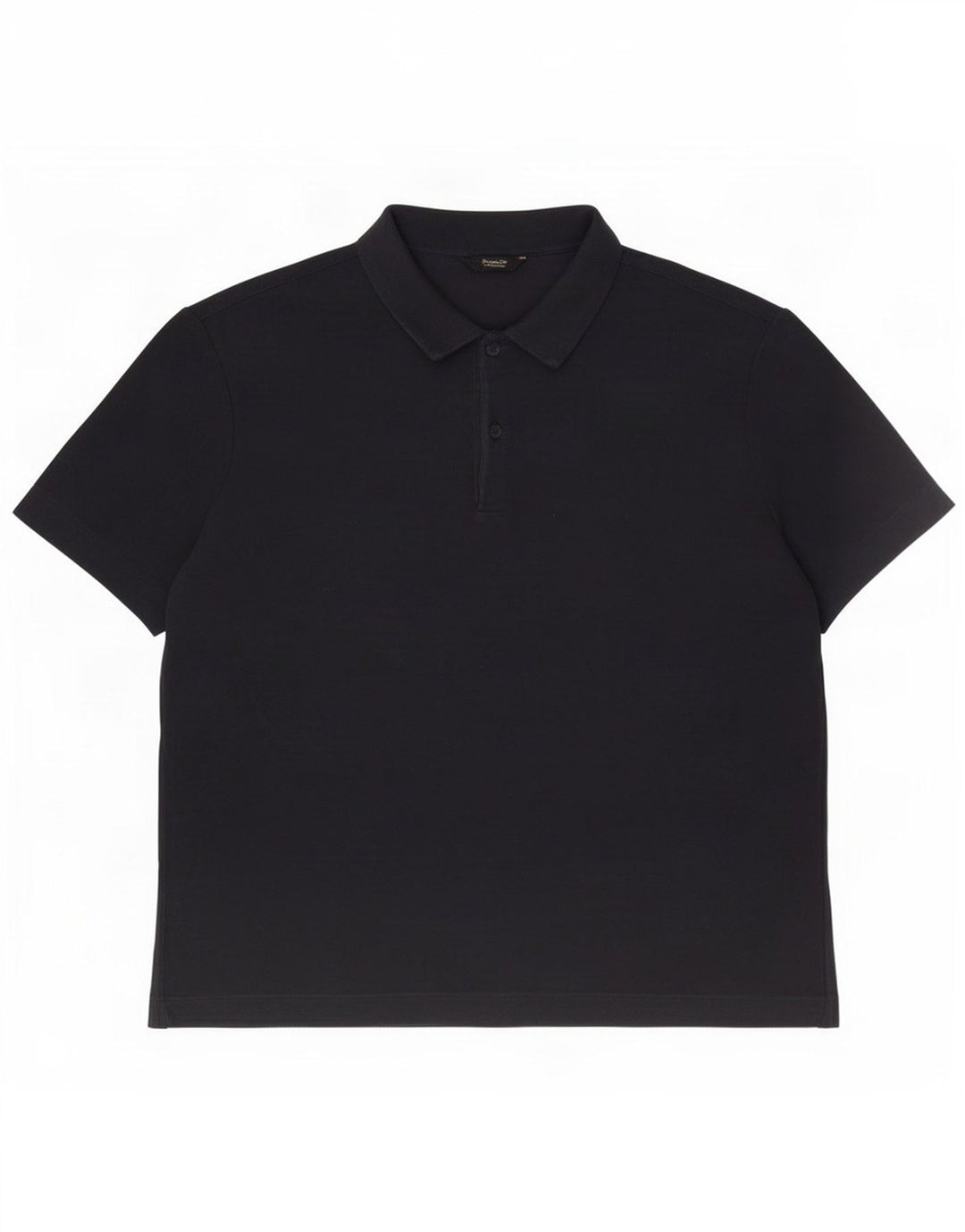 Мужская рубашка-поло Massimo Dutti XL темно-синяя, хлопок