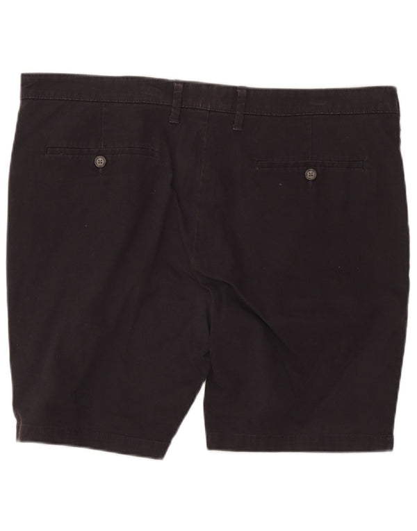 Мужские шорты чинос Marks & Spencer W40 XL, черные, хлопковые
