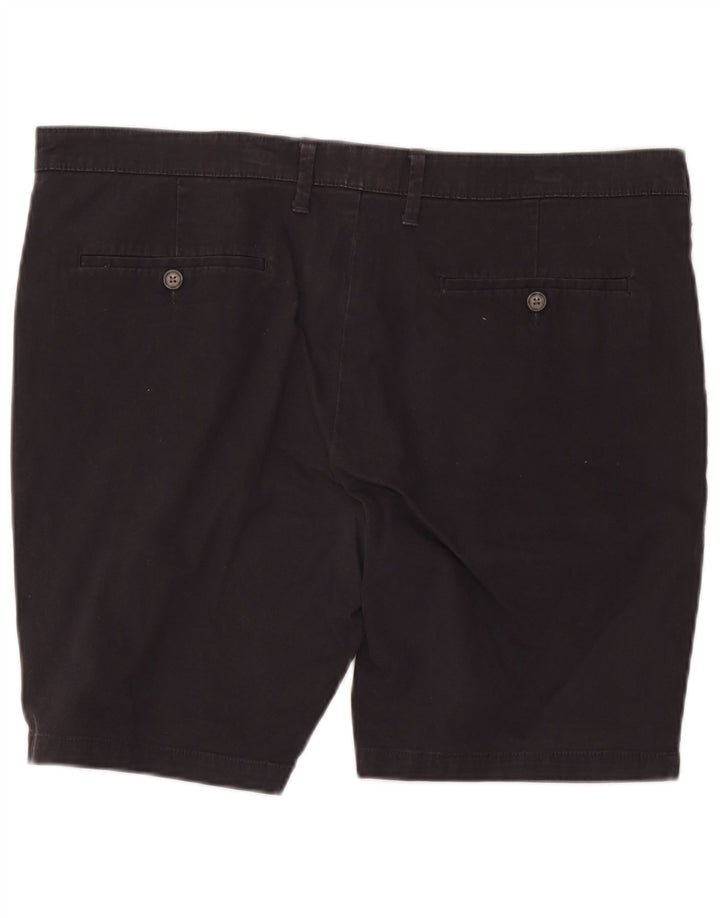 Мужские шорты чинос Marks & Spencer W40 XL, черные, хлопковые