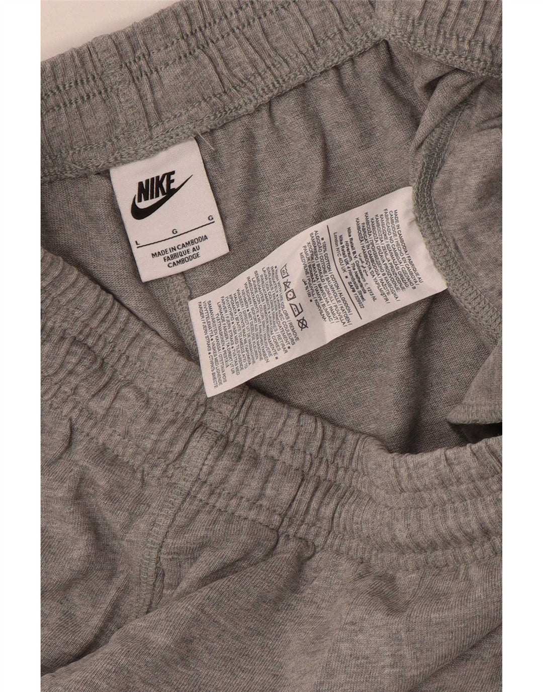 Мужские спортивные брюки Nike, большие серые хлопковые брюки с крапинками