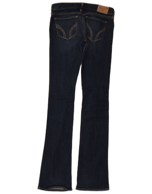 Женские расклешенные джинсы Hollister США 4 XS W24 L33 Темно-синий хлопок