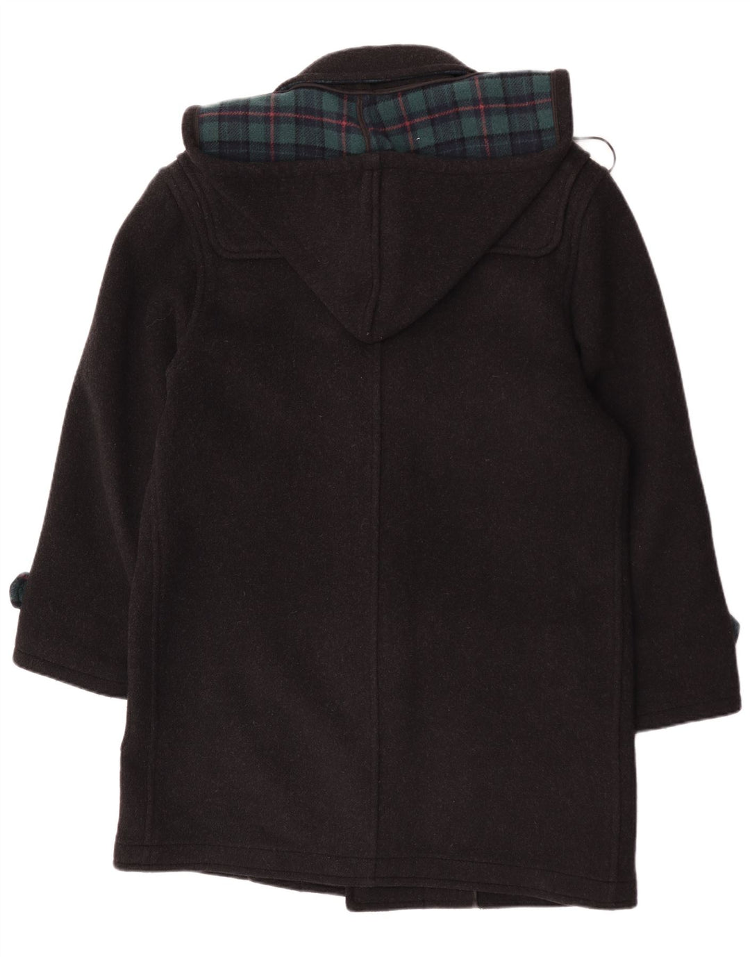 Мужской дафлкот с капюшоном Pierre Cardin IT 48 Medium Black Check Wool