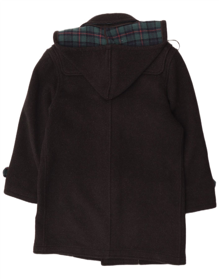 Мужской дафлкот с капюшоном Pierre Cardin IT 48 Medium Black Check Wool