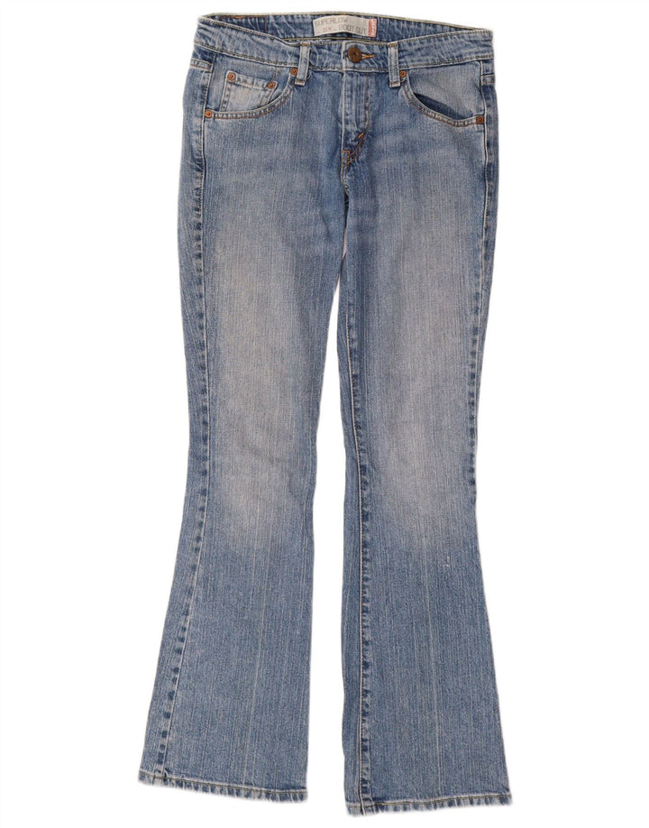 Женские джинсы Levi's 518 Super Low Bootcut W28 L32 синие, хлопок