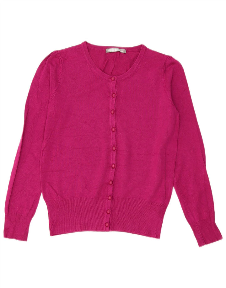 Женский кардиган Marks & Spencer, Великобритания, 8, маленький, розовый, вискоза