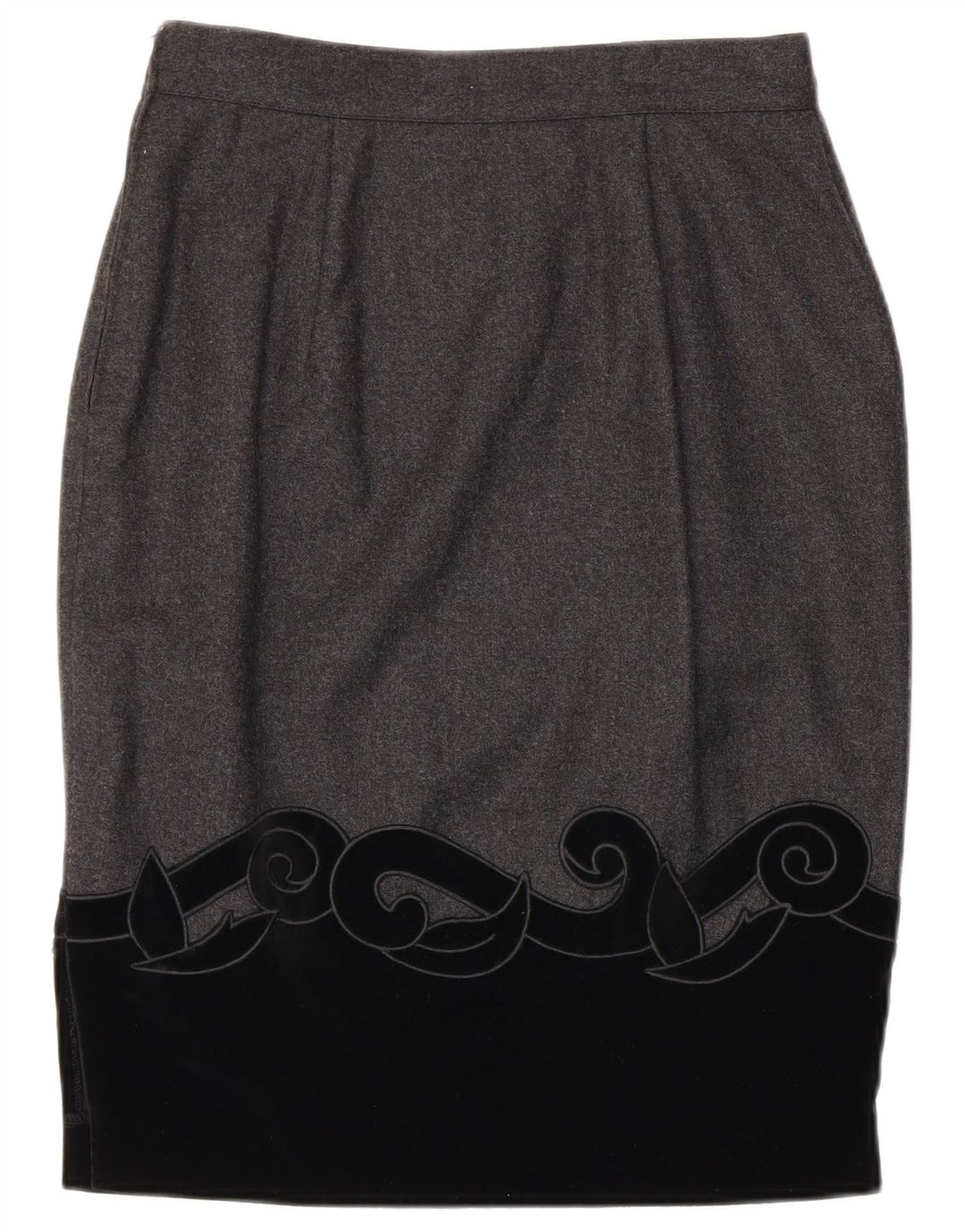 BLUMODE Женская юбка-карандаш IT 44 Medium W28 Серая с цветными блоками