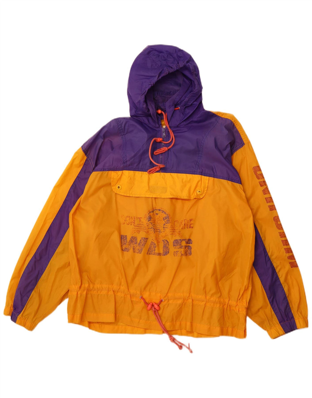 Мужской пуловер-дождевик свободного покроя UNIFORM UK 38, средний оранжевый