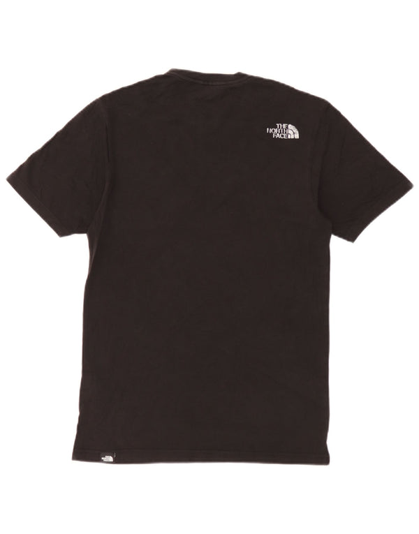 Мужская футболка с рисунком The North Face, топ XS, черный хлопок