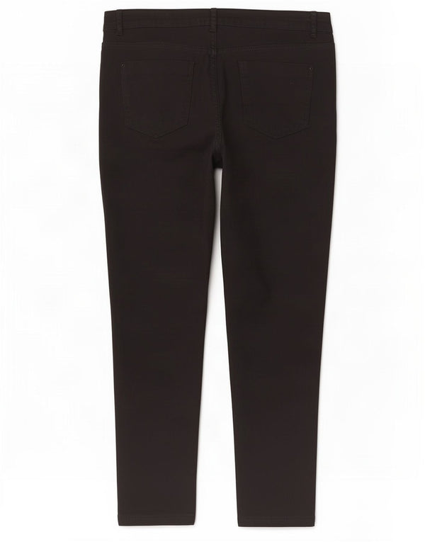 Женские укороченные брюки Marks & Spencer UK 14, большие W34 L26, черные