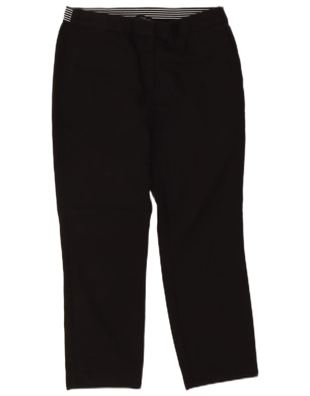 Женские прямые укороченные брюки Zara Medium W28 L23, черные