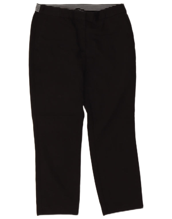 Женские прямые укороченные брюки Zara Medium W28 L23, черные