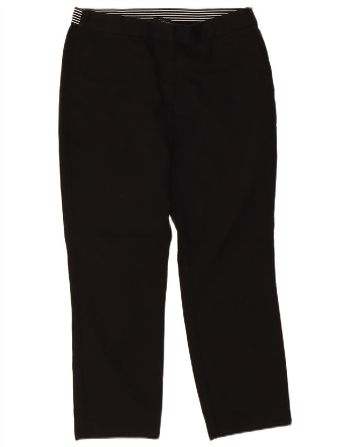 Женские прямые укороченные брюки Zara Medium W28 L23, черные