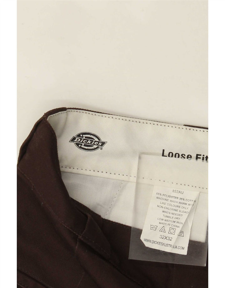 Мужские брюки-карго свободного кроя Dickies W32 L32 коричневые из полиэстера