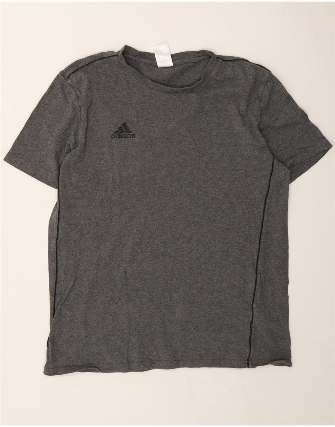 ADIDAS Mens T-Shirt Top Large Grey Cotton Vintage Adidas and Second-Hand Adidas from Messina Hembry 
