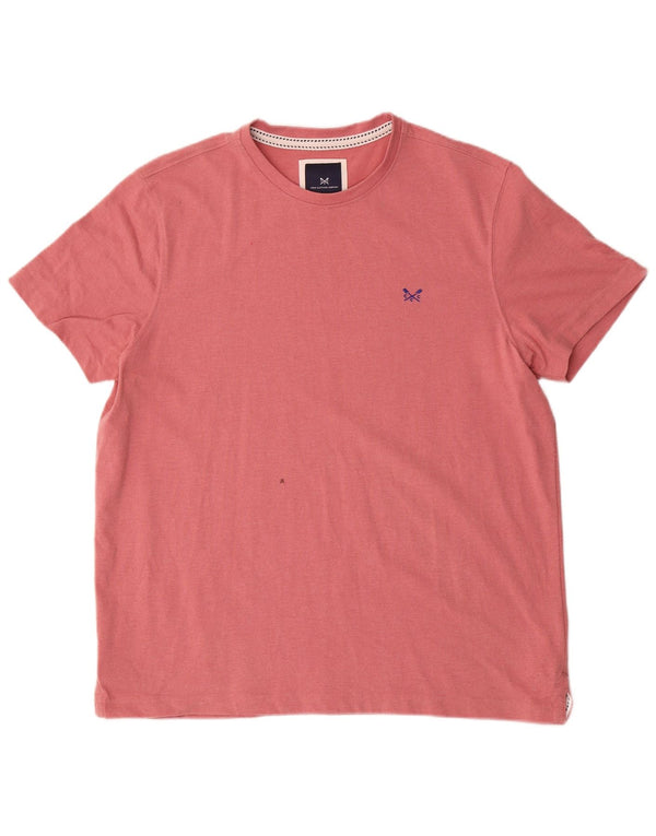 Crew Clothing Мужская футболка Top XL Розовый Хлопок