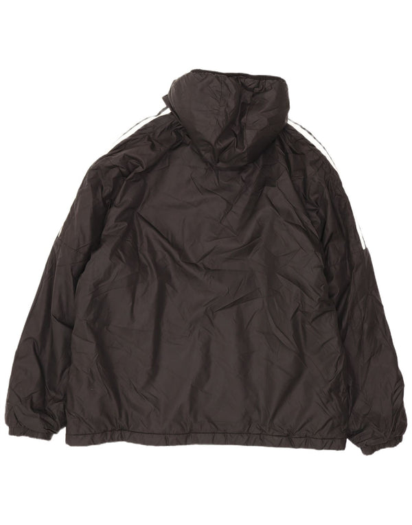 Мужская утепленная куртка Adidas UK 42 XL, черный полиэстер