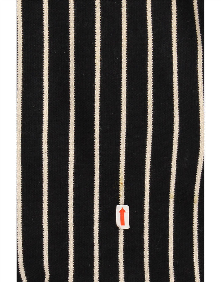 LAURA ASHLEY Женский топ с рукавом 3/4, Великобритания, 18 XL, хлопок в черную полоску