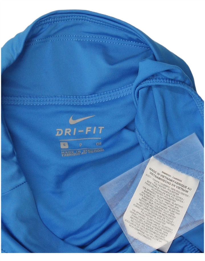 Женские спортивные шорты NIKE Dri Fit UK 10, маленькие синие, полиэстер