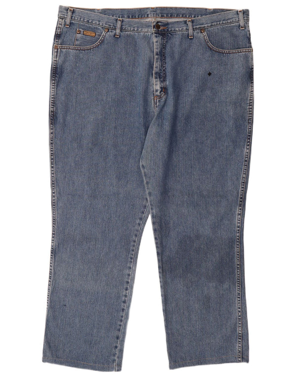 WRANGLER Mens Ohio Straight Jeans W44 L29 Blue Cotton