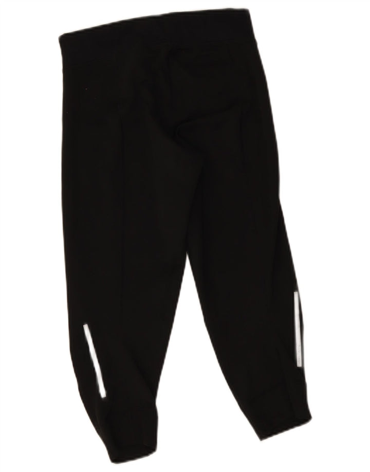 Женские леггинсы-капри Adidas Climalite UK 8/10, маленькие черные из полиэстера