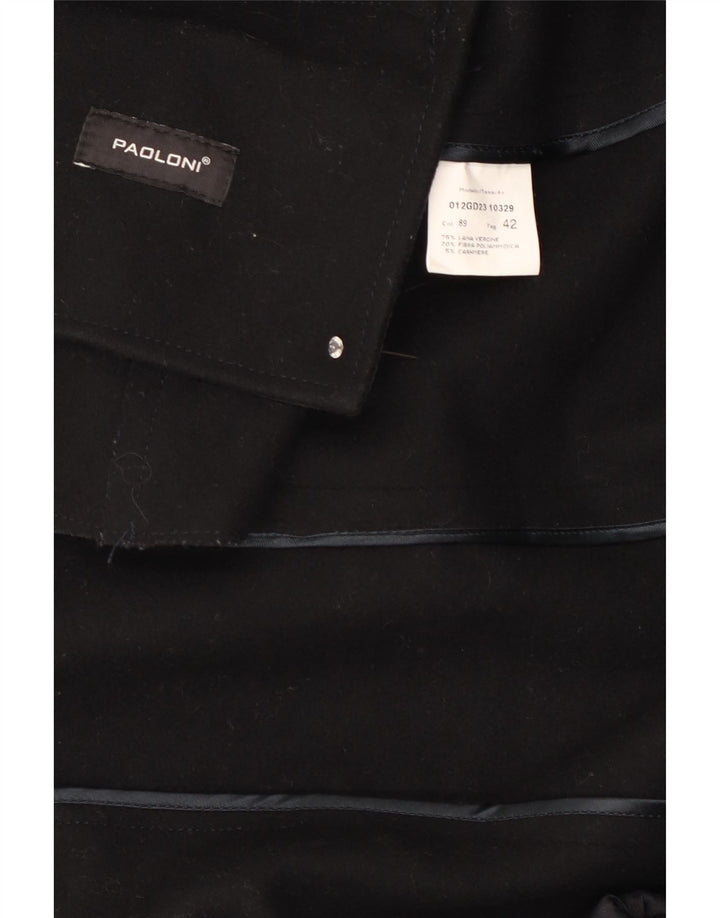 Женский пиджак Paoloni IT 42 Medium Black Wool