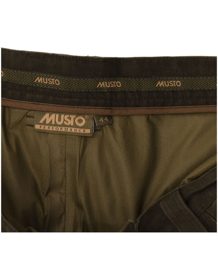 MUSTO Мужские шорты-бермуды W44 2XL Хаки