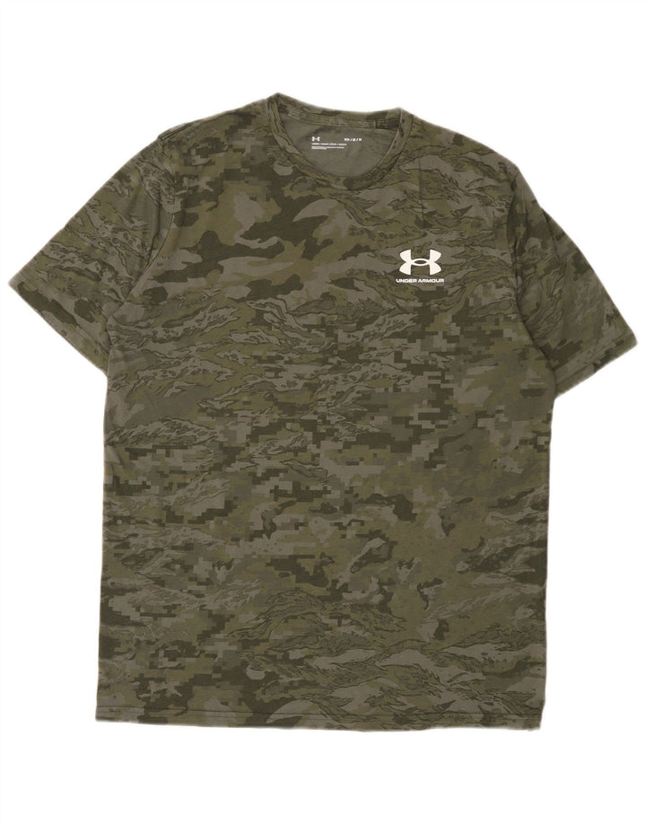 Мужская футболка Under Armour, средний зеленый камуфляж