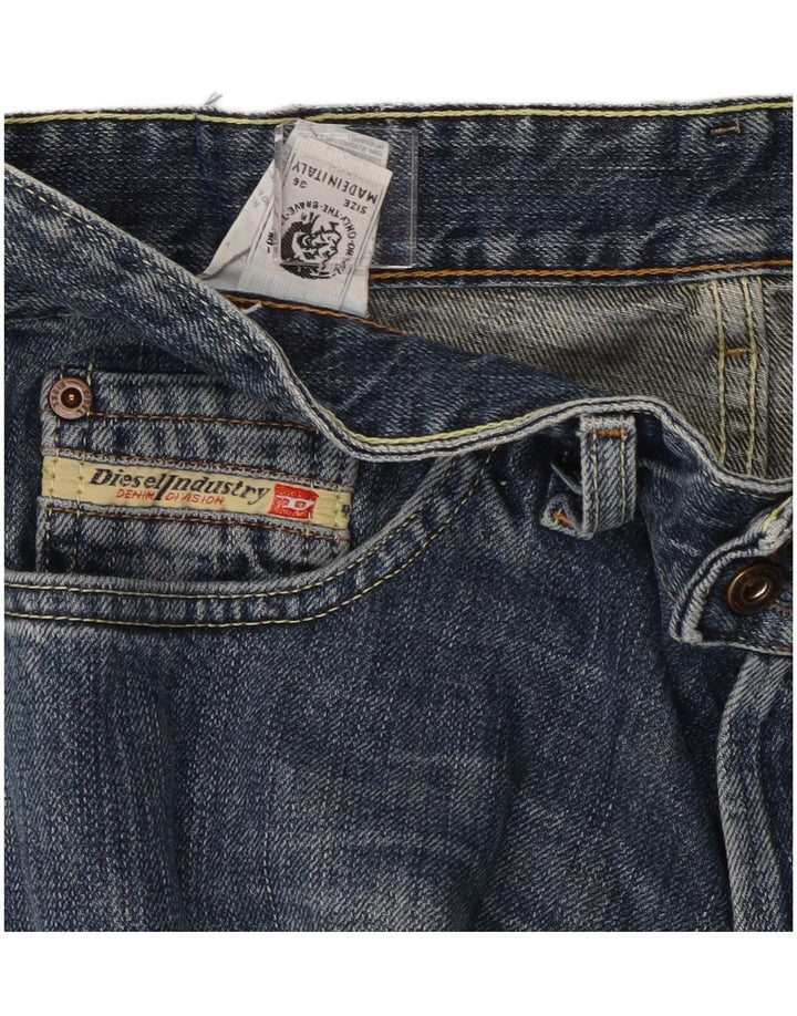 Женские прямые джинсы Diesel W36 L27, синие, хлопок