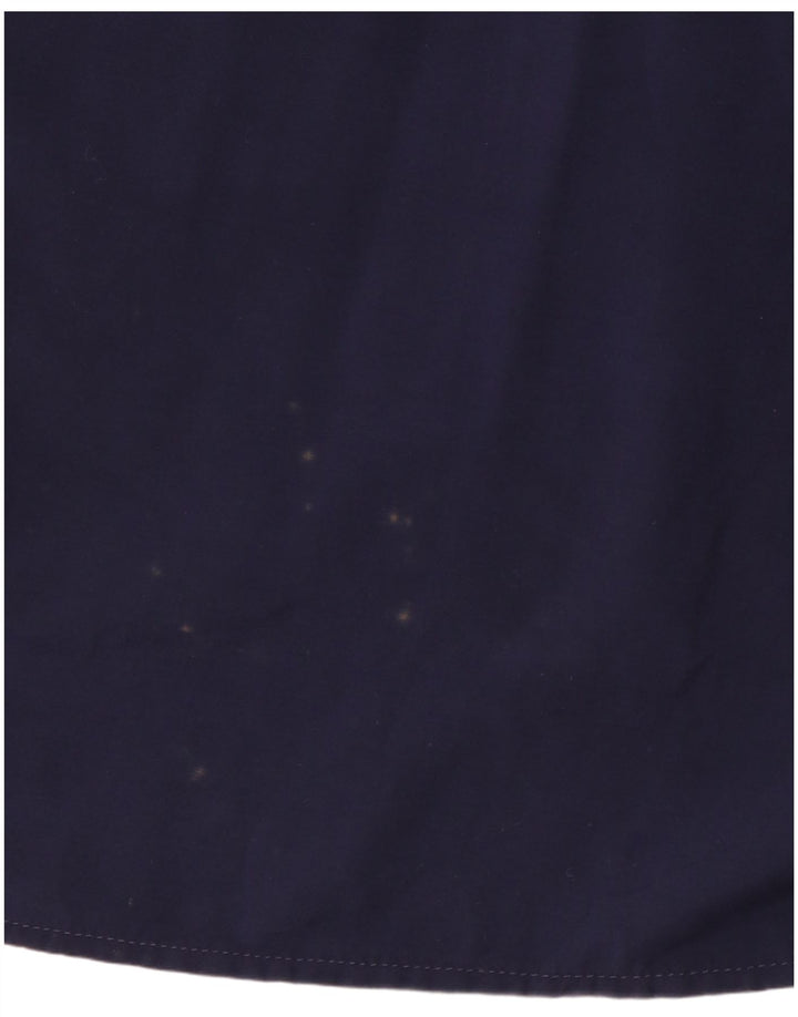 Мужская рубашка с коротким рукавом WRANGLER, темно-синяя, большая