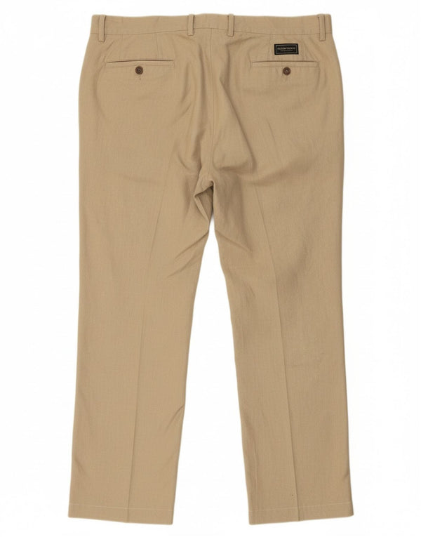 MARLBORO CLASSICS Mens Straight Chino Trousers EU 50 Large W39 L28 Beige