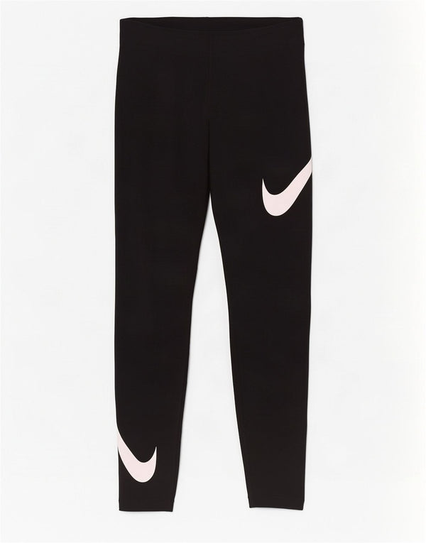 Женские леггинсы с рисунком Nike UK 8, маленькие черные хлопковые