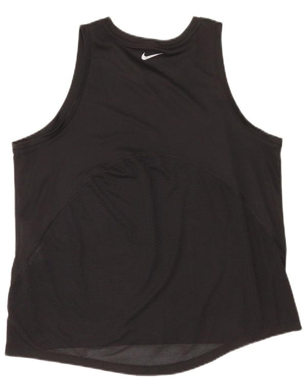 Женский жилет Nike Dri Fit UK 14, средний черный полиэстер