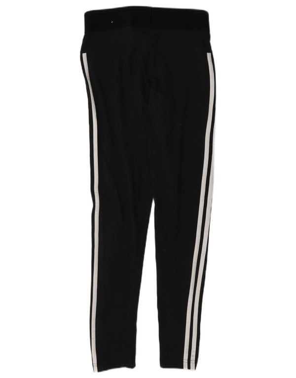 Женские леггинсы приталенного кроя Adidas UK 8/10, маленькие черные хлопковые