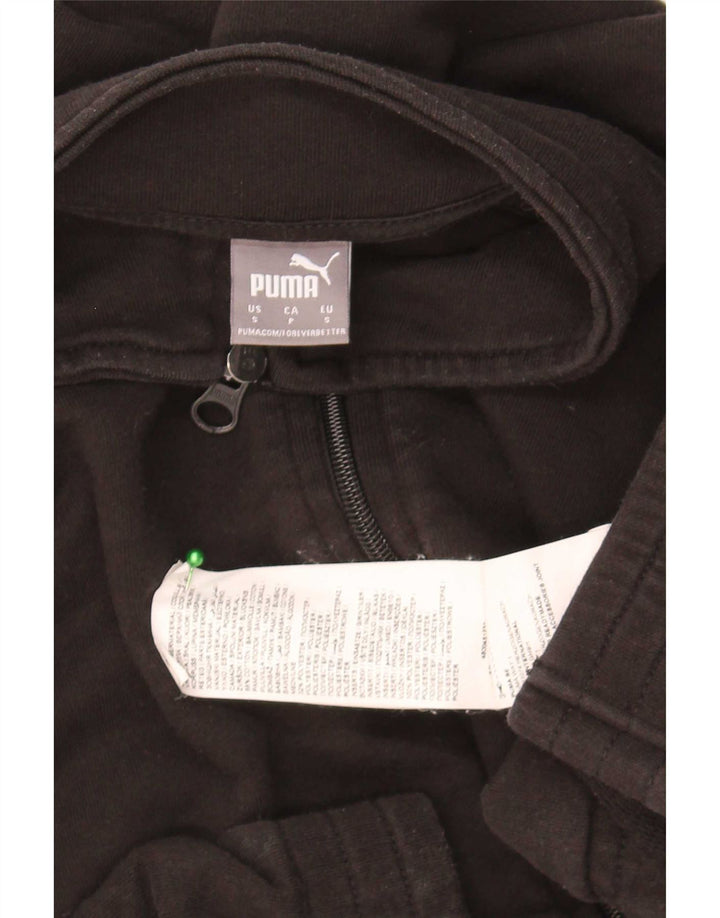 Женский укороченный спортивный костюм большого размера Puma UK 10, маленький черный хлопок