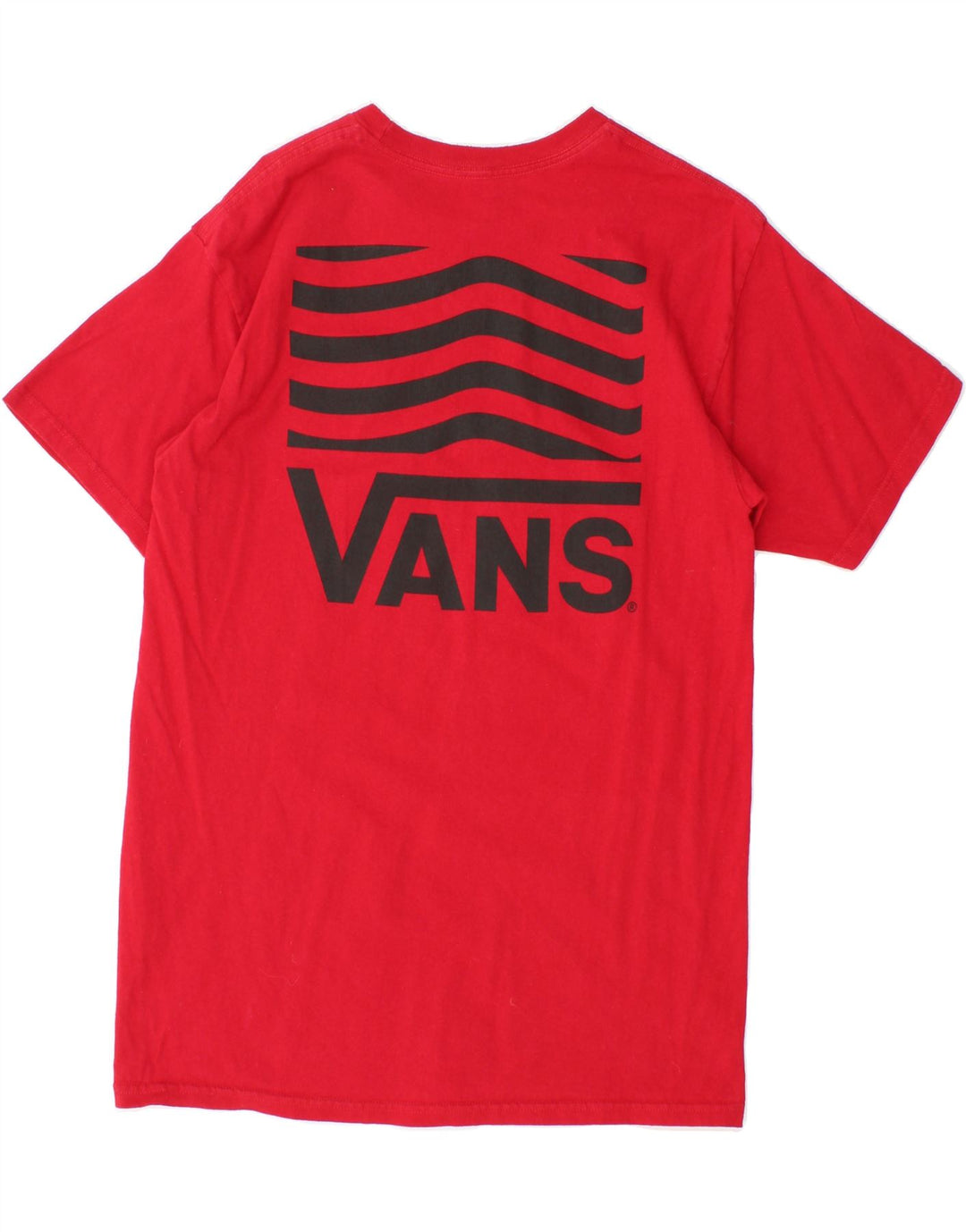 VANS Mens Graphic T-Shirt Top Medium Red Cotton Vintage Vans and Second-Hand Vans from Messina Hembry 