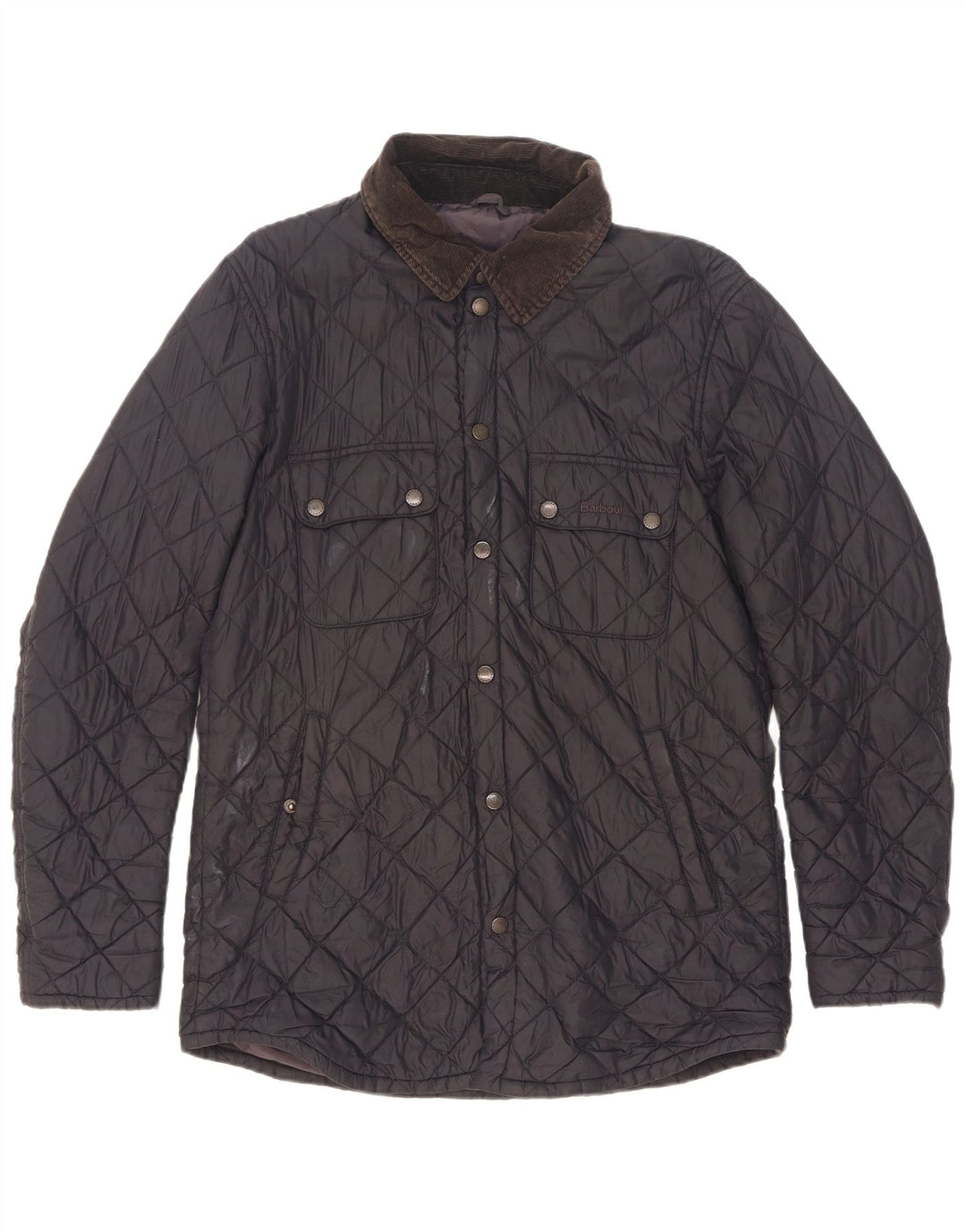 Мужская стеганая куртка Barbour UK 38 средний темно-синий полиамид