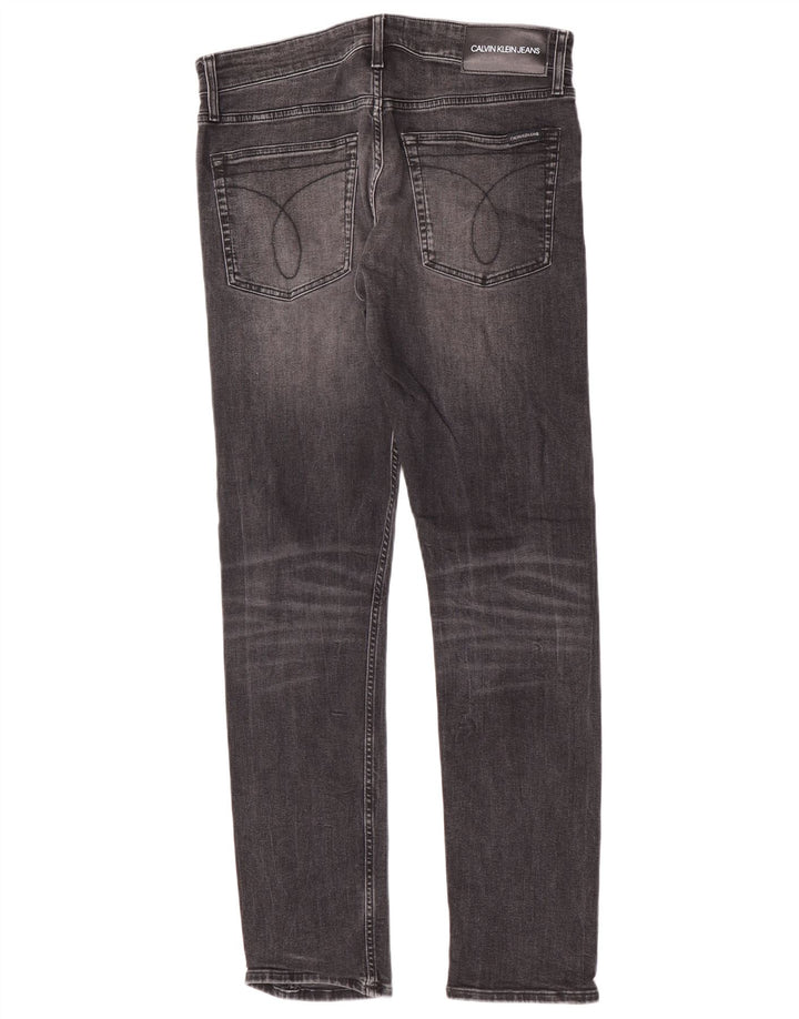 Мужские узкие джинсы Calvin Klein W32 L32, серый хлопок