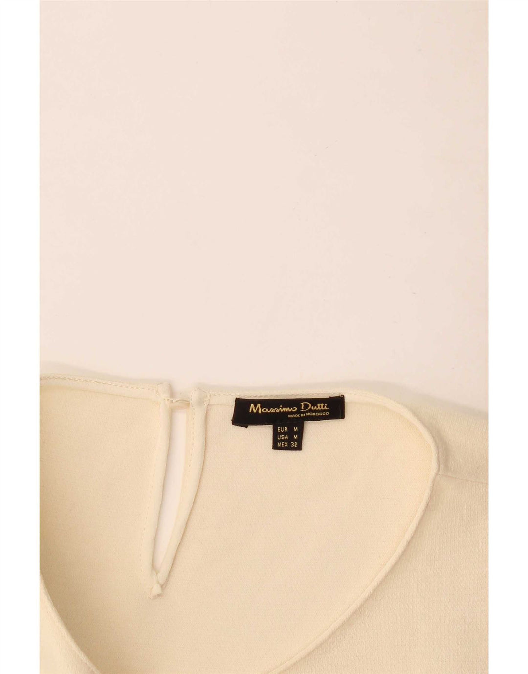 Женская блузка Massimo Dutti Top UK 12 Medium Off White