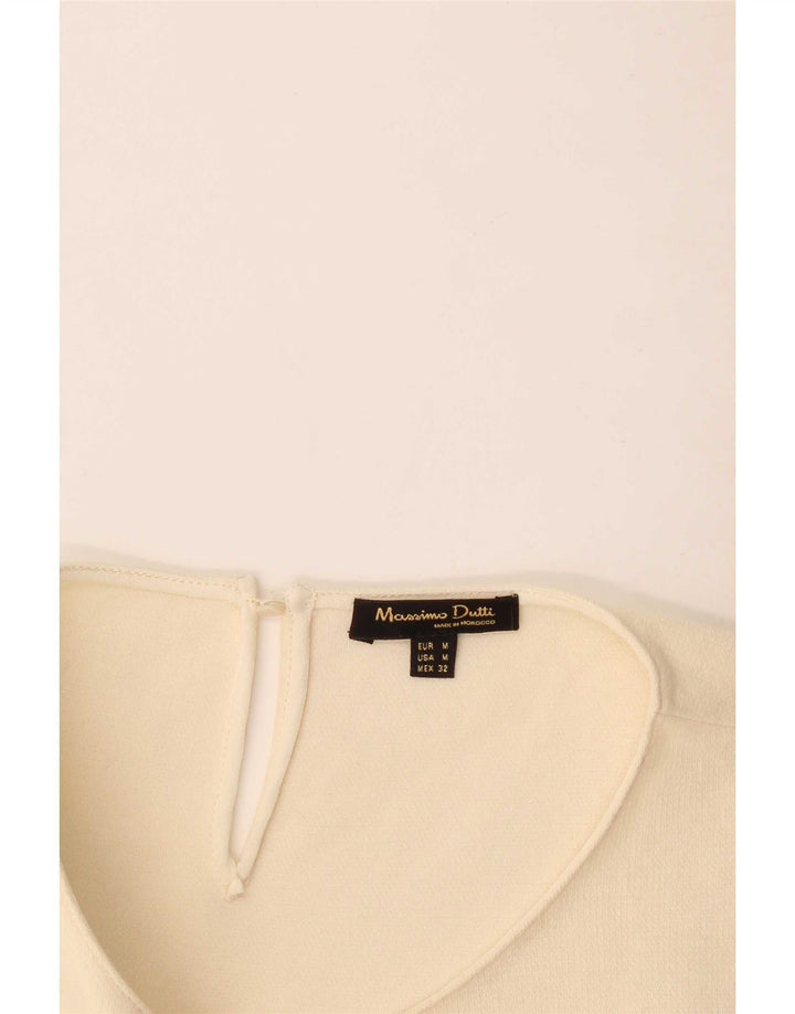 Женская блузка Massimo Dutti Top UK 12 Medium Off White