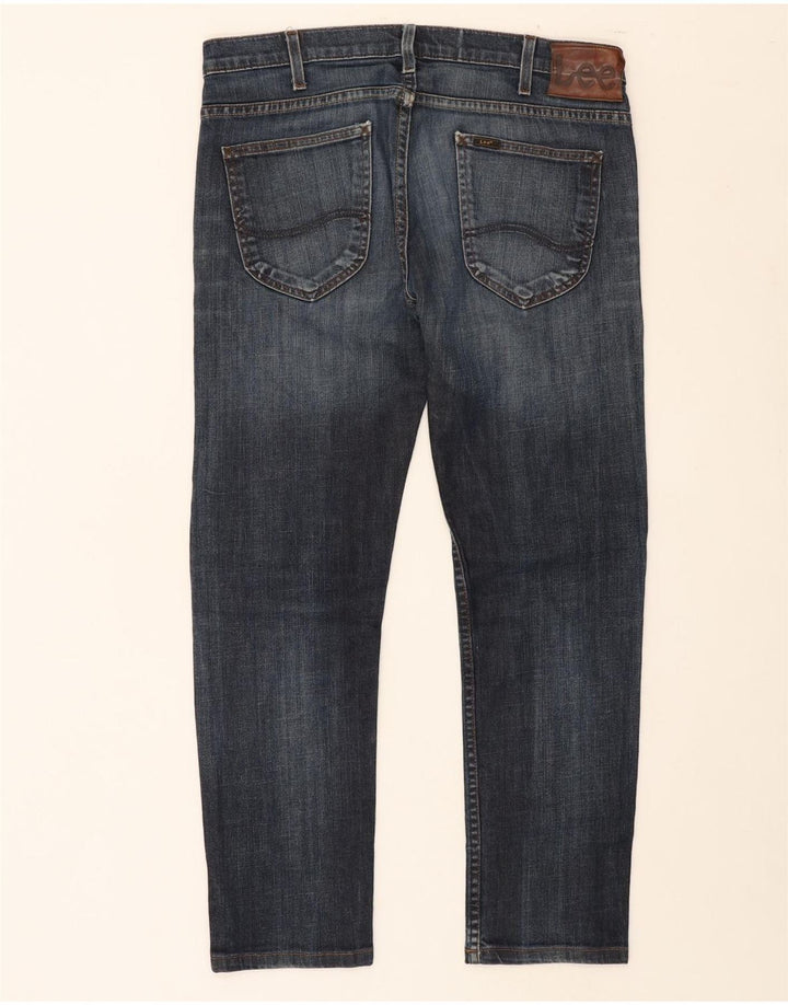 LEE Mens Powell Straight Jeans W34 L29 Black Cotton Vintage Lee and Second-Hand Lee from Messina Hembry 