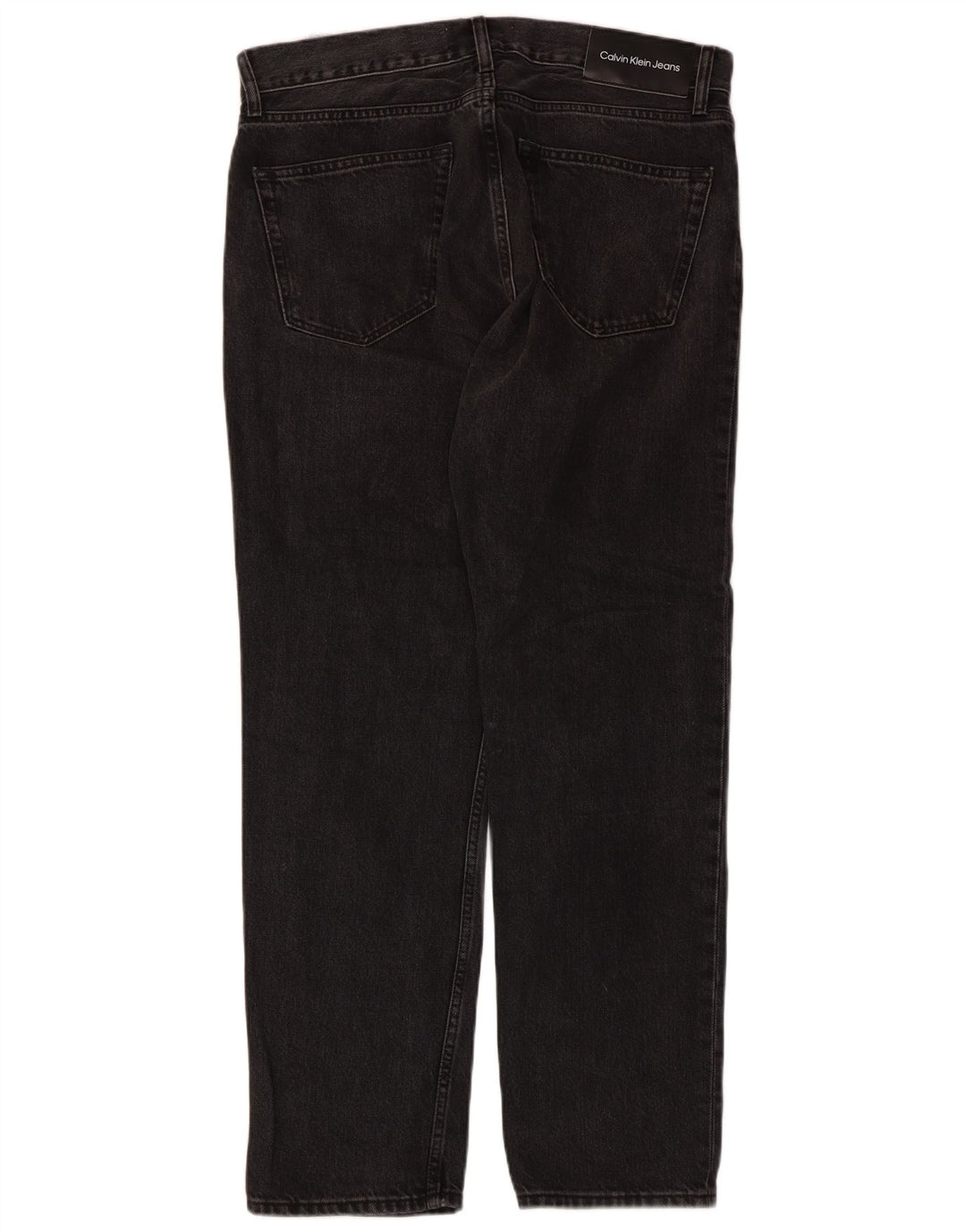 Мужские прямые джинсы Calvin Klein W32 L30, черный хлопок