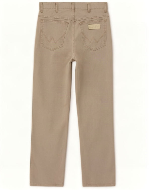 Мужские прямые повседневные брюки Wrangler Texas Stretch W33 L28, серый хлопок