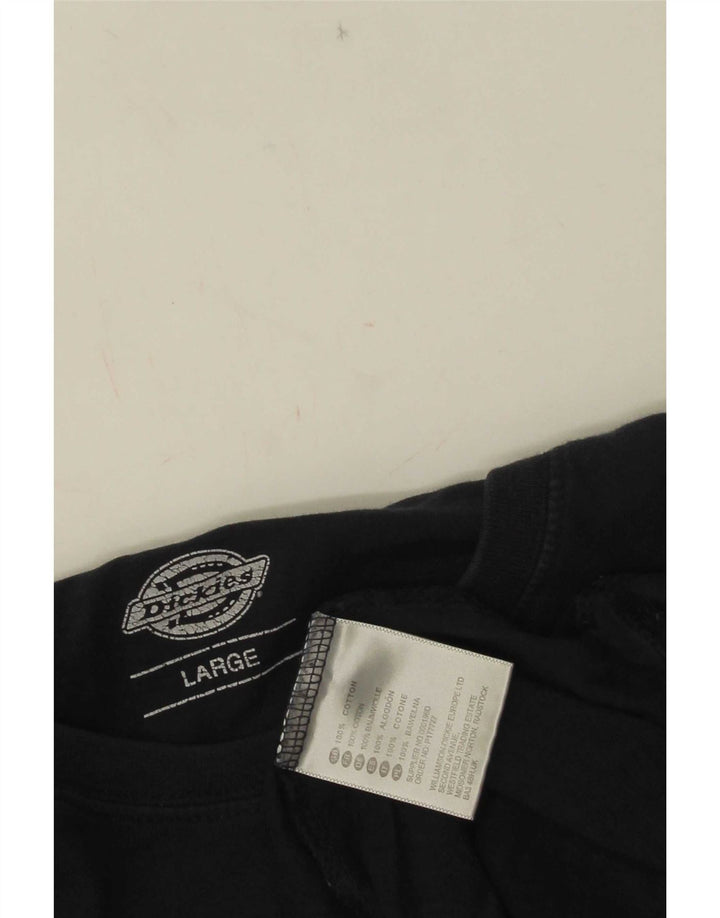 Мужская футболка с рисунком Dickies, большой темно-синий хлопок