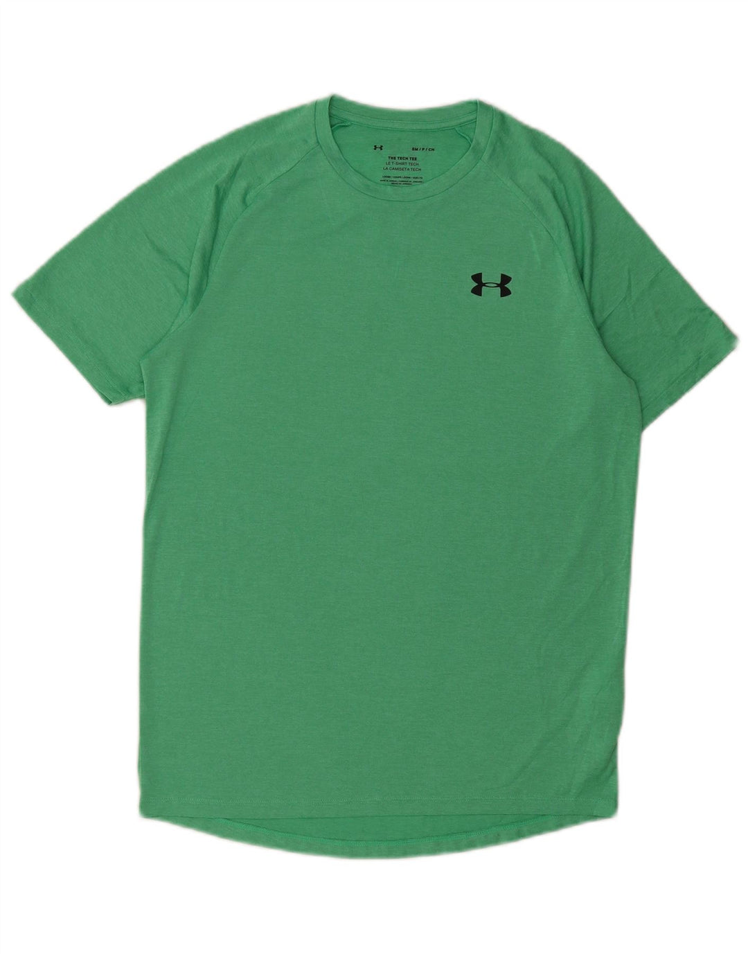 Мужская футболка свободного покроя Under Armour, маленький зеленый полиэстер