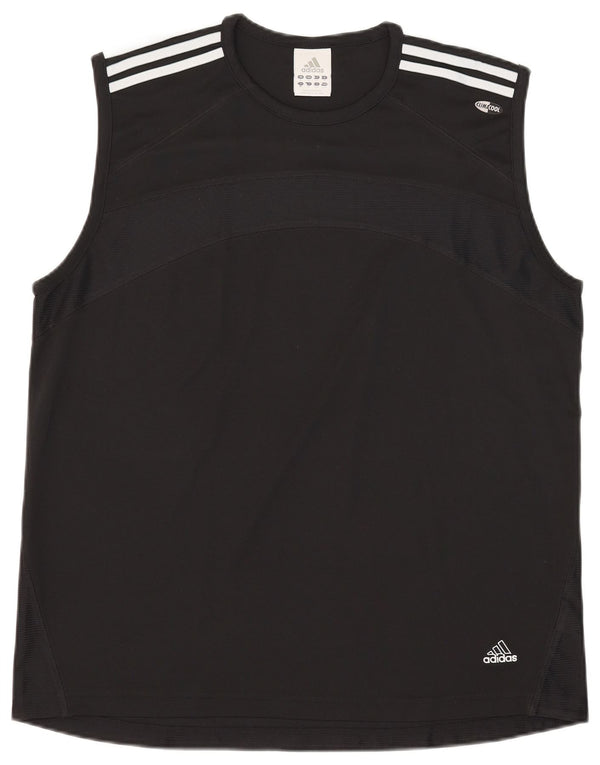 Мужской жилет Adidas Climacool Top XL, черный полиэстер