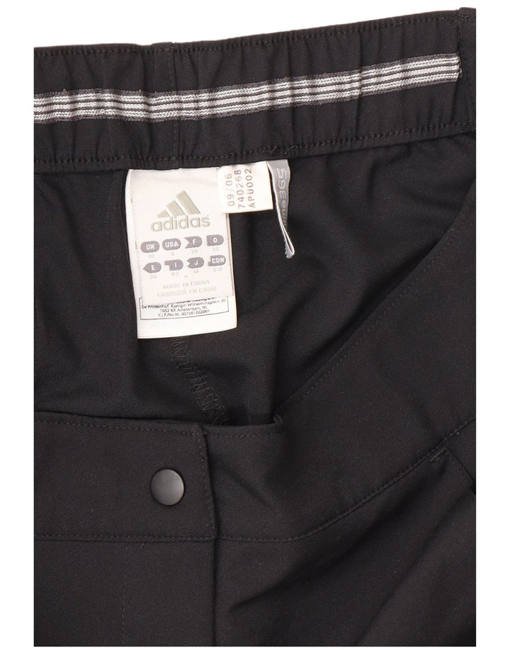 Женские шорты Adidas Climalite UK 10, маленькие W30, черный полиэстер